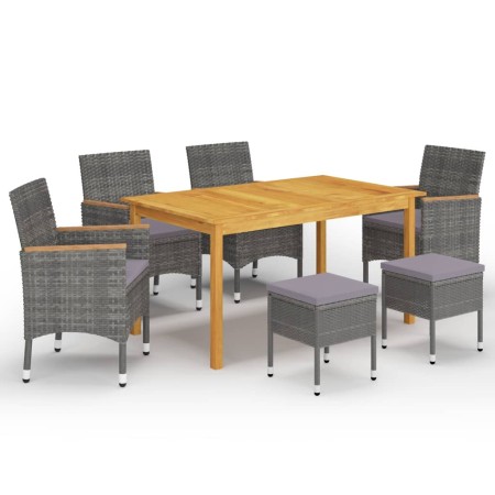 7-teiliges Gartenmöbelset in Grau von , Gartensets - Ref: Foro24-3067782, Preis: 516,49 €, Rabatt: %