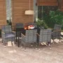Gartenmöbel-Set, 7-teilig, mit grauen Polstern aus synthetischem Rattan von , Gartensets - Ref: Foro24-3095030, Preis: 605,28...