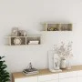Wandregale 2 Stück Sperrholz Eiche Sonoma 90x18x20 cm von , Regale und Regale - Ref: Foro24-807199, Preis: 33,58 €, Rabatt: %