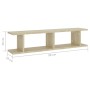 Wandregale 2 Stück Sperrholz Eiche Sonoma 90x18x20 cm von , Regale und Regale - Ref: Foro24-807199, Preis: 34,06 €, Rabatt: %
