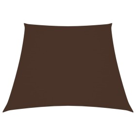 Trapezförmige Segelmarkise aus braunem Oxford-Stoff, 2/4 x 3 m von vidaXL, Sonnenschirme - Ref: Foro24-135846, Preis: 21,67 €...