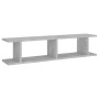 Wandregale 2 Stück Sperrholz grau Betonoptik 90x18x20 cm von , Regale und Regale - Ref: Foro24-807200, Preis: 29,73 €, Rabatt: %