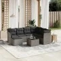 Set de sofás de jardín 8 pzas y cojines ratán sintético gris de , Conjuntos de jardín - Ref: Foro24-3263226, Precio: 457,50 €...