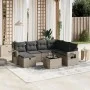 Set de sofás de jardín 8 pzas y cojines ratán sintético gris von , Gartensets - Ref: Foro24-3263846, Preis: 475,51 €, Rabatt: %