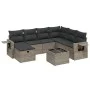 Set de sofás de jardín 8 pzas y cojines ratán sintético gris von , Gartensets - Ref: Foro24-3263846, Preis: 475,51 €, Rabatt: %