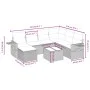 Set de sofás de jardín 8 pzas y cojines ratán sintético gris von , Gartensets - Ref: Foro24-3263846, Preis: 475,51 €, Rabatt: %