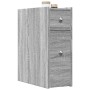 Armario de baño estrecho con ruedas madera gris Sonoma von , Schließfächer und Lagerschränke - Ref: Foro24-855291, Preis: 70,...