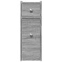 Armario de baño estrecho con ruedas madera gris Sonoma von , Schließfächer und Lagerschränke - Ref: Foro24-855291, Preis: 70,...