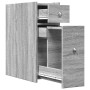 Armario de baño estrecho con ruedas madera gris Sonoma von , Schließfächer und Lagerschränke - Ref: Foro24-855291, Preis: 70,...