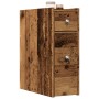 Armario de baño estrecho con ruedas madera envejecida von , Schließfächer und Lagerschränke - Ref: Foro24-855293, Preis: 66,5...