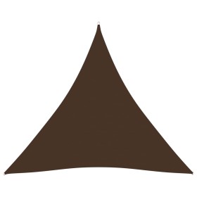 Toldo de vela triangular tela Oxford marrón 5x5x5 m de vidaXL, Sombrillas - Ref: Foro24-135840, Precio: 43,73 €, Descuento: %
