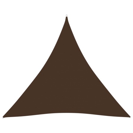 Triangular shade sail in brown Oxford fabric, 5x5x5 m. by vidaXL, Umbrellas - Ref: Foro24-135840, Price: 43,73 €, Discount: %