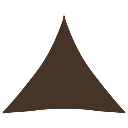 Triangular shade sail in brown Oxford fabric, 5x5x5 m. by vidaXL, Umbrellas - Ref: Foro24-135840, Price: 42,83 €, Discount: %