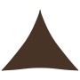 Toldo de vela triangular tela Oxford marrón 5x5x5 m de vidaXL, Sombrillas - Ref: Foro24-135840, Precio: 40,52 €