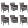 11-piece gray garden dining set by , Garden sets - Ref: Foro24-3067876, Price: 757,04 €, Discount: %