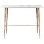 High table and 5-piece bar stools set in white and gray. by , Furniture sets for kitchens and dining rooms - Ref: Foro24-3057...