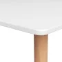 High table and 5-piece bar stools set in white and gray. by , Furniture sets for kitchens and dining rooms - Ref: Foro24-3057...
