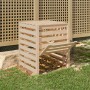 Compostador de madera maciza de pino 63,5x63,5x77,5 cm de , Compostadores - Ref: Foro24-823808, Precio: 101,39 €, Descuento: %
