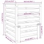 Compostador de madera maciza de pino 63,5x63,5x77,5 cm de , Compostadores - Ref: Foro24-823808, Precio: 101,39 €, Descuento: %