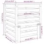 Solid pine wood composter 63.5x63.5x77.5 cm by , Composters - Ref: Foro24-823808, Price: 99,98 €, Discount: %