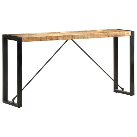Solid mango wood console table 150x35x76 cm by , Side tables - Ref: Foro24-285948, Price: 121,82 €, Discount: %