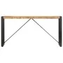 Solid mango wood console table 150x35x76 cm by , Side tables - Ref: Foro24-285948, Price: 121,82 €, Discount: %
