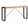 Solid mango wood console table 150x35x76 cm by , Side tables - Ref: Foro24-285948, Price: 121,82 €, Discount: %