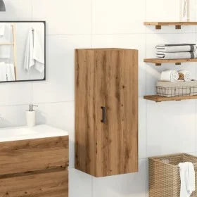 Engineered oak wood wall cabinet Artisian 34.5x34x90 cm by , Sideboards - Ref: Foro24-857335, Price: 56,24 €, Discount: %