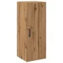 Engineered oak wood wall cabinet Artisian 34.5x34x90 cm by , Sideboards - Ref: Foro24-857335, Price: 56,94 €, Discount: %