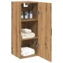 Wandregal aus Eichen-Ingenieurholz Artisian 34,5x34x90 cm von , Sideboards - Ref: Foro24-857335, Preis: 56,94 €, Rabatt: %