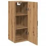 Wandregal aus Eichen-Ingenieurholz Artisian 34,5x34x90 cm von , Sideboards - Ref: Foro24-857335, Preis: 56,94 €, Rabatt: %