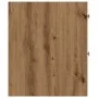 Schmaler Badezimmerschrank mit Rollen aus Eichenholz in Artisan-Stil. von , Schließfächer und Lagerschränke - Ref: Foro24-855...
