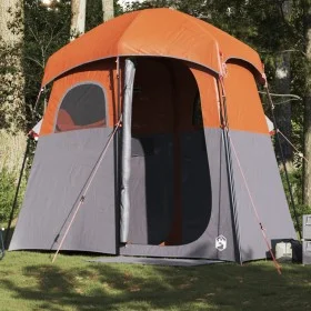 Duschzelt für 2 Personen, wasserdicht, grau-orange von , Zelte - Ref: Foro24-4009535, Preis: 122,02 €, Rabatt: %