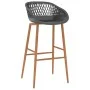 High table and 5-piece bar stools set in black and gray. by , Furniture sets for kitchens and dining rooms - Ref: Foro24-3057...