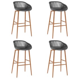 Küchenhocker, 4 Stück, grau von , Küchenhocker - Ref: Foro24-248166, Preis: 236,36 €, Rabatt: %