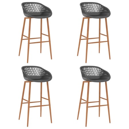 Küchenhocker, 4 Stück, grau von , Küchenhocker - Ref: Foro24-248166, Preis: 236,36 €, Rabatt: %