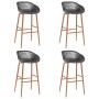 Küchenhocker, 4 Stück, grau von , Küchenhocker - Ref: Foro24-248166, Preis: 236,36 €, Rabatt: %