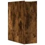 Schmaler Badezimmerschrank mit Rädern aus geräucherter Eichenholz. von , Schließfächer und Lagerschränke - Ref: Foro24-855290...