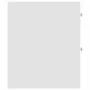 Narrow bathroom cabinet with wheels, engineered wood, white by , Lockers and storage cabinets - Ref: Foro24-855286, Price: 68...
