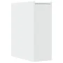 Narrow bathroom cabinet with wheels, engineered wood, white by , Lockers and storage cabinets - Ref: Foro24-855286, Price: 68...