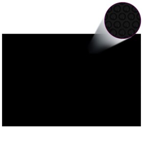 Cubierta de piscina rectangular PE negro 600x400 cm de vidaXL, Cubiertas para piscina - Ref: Foro24-92964, Precio: 80,69 €, D...