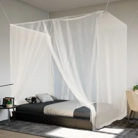Hanging mosquito net 156 mesh white 220x120x150 cm by , Mosquito nets - Ref: Foro24-4010054, Price: 15,00 €, Discount: %