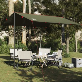 Lona de camping impermeable verde oliva 306x306 cm de , Tiendas de campaña - Ref: Foro24-4009591, Precio: 31,59 €, Descuento: %