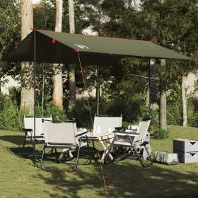 Olive green waterproof camping tarp 306x306 cm by , tents - Ref: Foro24-4009591, Price: 31,04 €, Discount: %