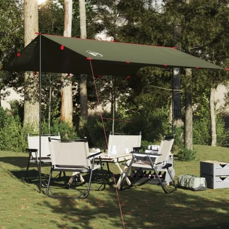 Wasserdichte Campingplane in Olivgrün, 306x306 cm. von , Zelte - Ref: Foro24-4009591, Preis: 31,04 €, Rabatt: %