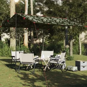 Waterproof camouflage camping tarp 306x306 cm by , tents - Ref: Foro24-4009593, Price: 39,06 €, Discount: %