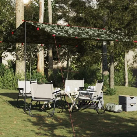 Waterproof camouflage camping tarp 306x306 cm by , tents - Ref: Foro24-4009593, Price: 39,06 €, Discount: %