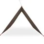 Lona de camping impermeable marrón 306x306 cm de , Tiendas de campaña - Ref: Foro24-4009592, Precio: 31,04 €, Descuento: %