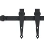 Mini-Schiebetür-Set aus Kohlenstoffstahl, 200 cm von vidaXL, Türrahmen - Ref: Foro24-148022, Preis: 29,90 €, Rabatt: %