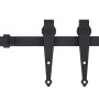 Mini-Schiebetür-Set aus Kohlenstoffstahl, 200 cm von vidaXL, Türrahmen - Ref: Foro24-148022, Preis: 30,41 €, Rabatt: %